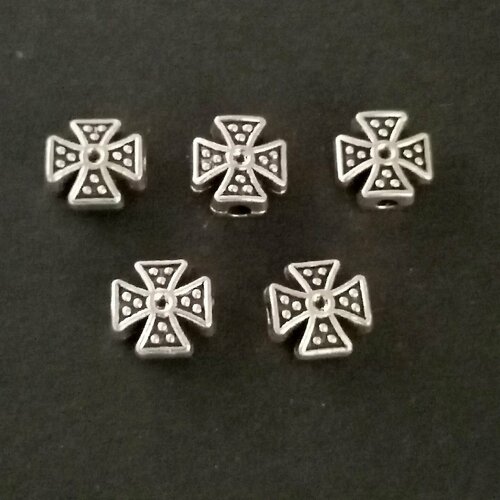 Бусины разделители 8x8x4 мм отверстие 12 мм 10шт 219₽