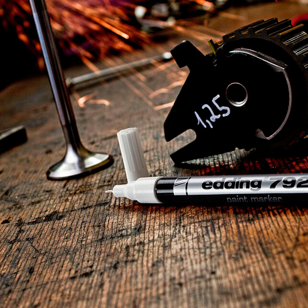 Маркер лаковый Edding 792 белый грифель 0,8 мм — фото 1