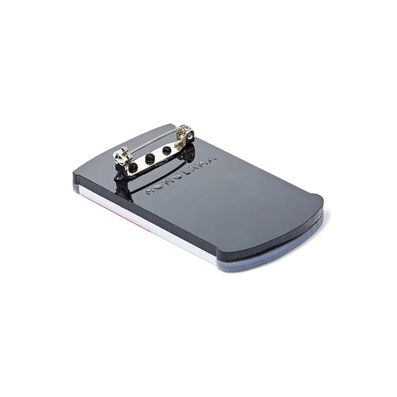 Брошь MONOLAMA, красный/белый — фото 1