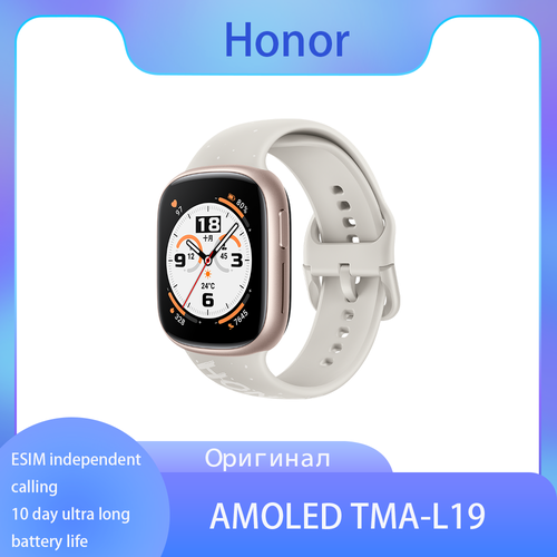 Умные часы Honor Watch 4 RU White/White AMOLED TMA-L19 белый, черный