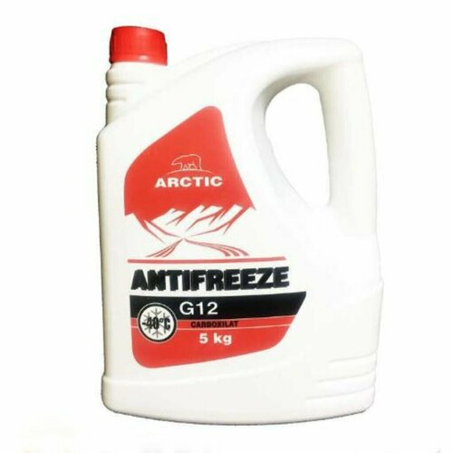 Антифриз Arctic G12 5 л красный карбоксилатный Болгария 979₽