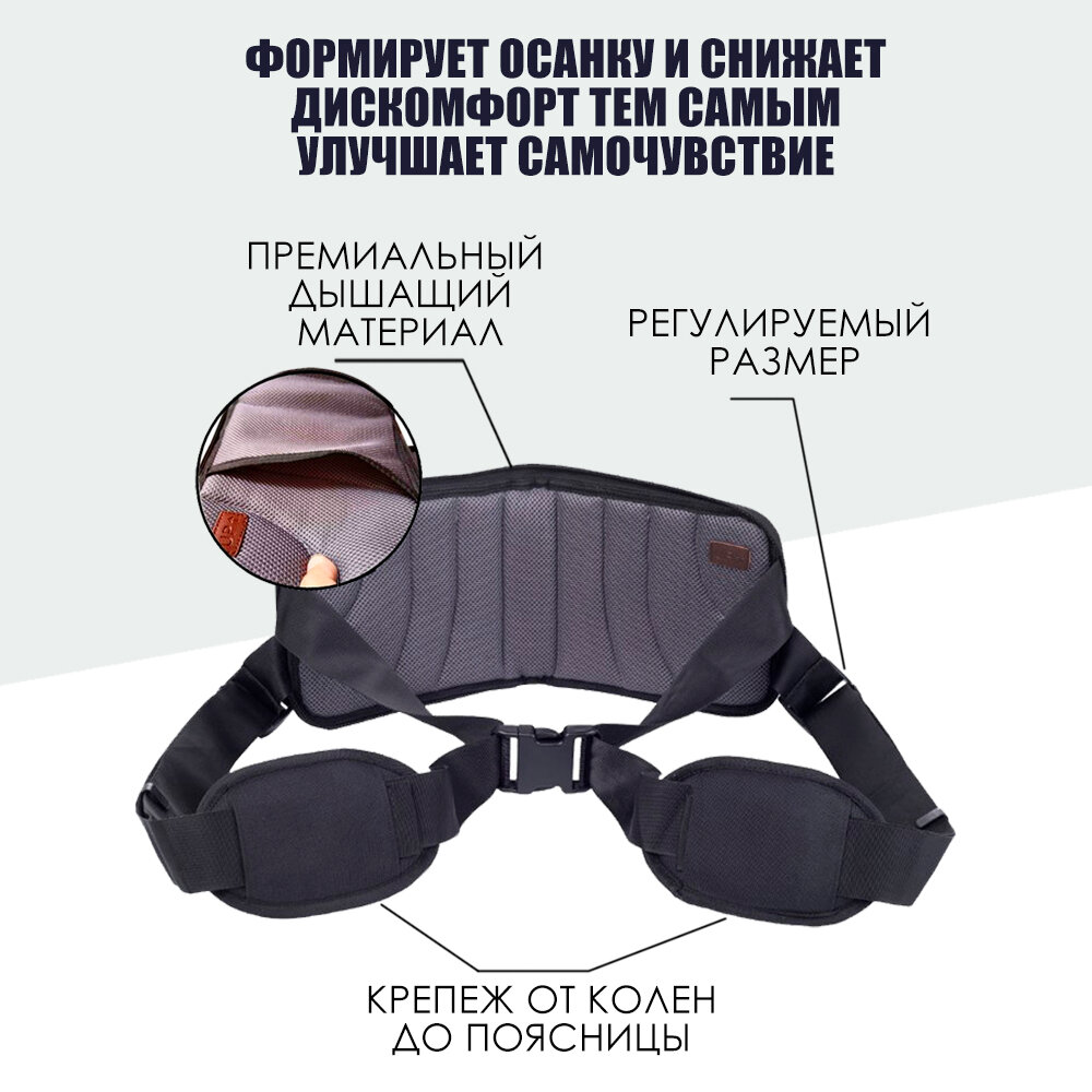 Корректоры Осанки Коррекционный неопреновый бандаж для поясничного отдела спины