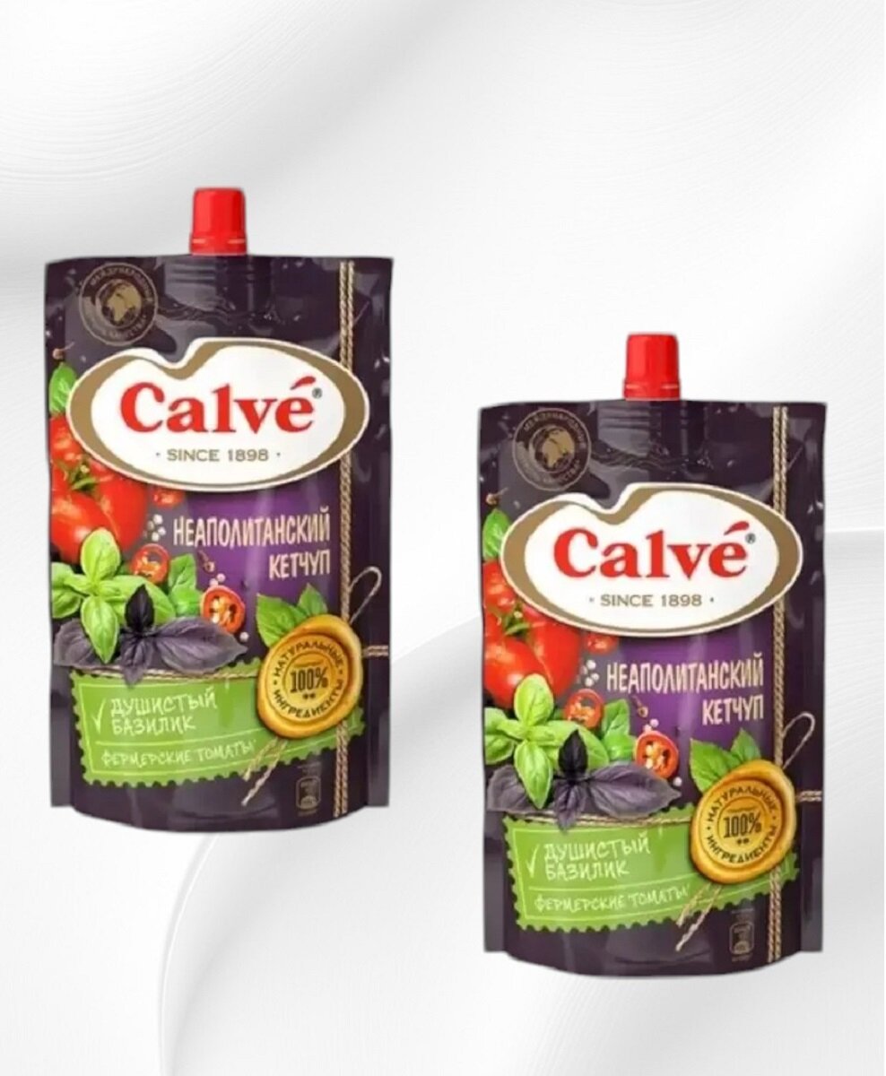 Кетчуп Calve Неаполитанский, 2 шт. по 350 г