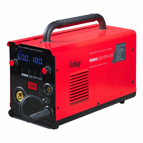 Сварочный полуавтомат инвертор FUBAG IRMIG 200 SYN LED 200 А 220 В 38120₽