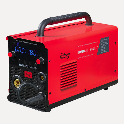 Изображение товара Сварочный полуавтомат инвертор FUBAG IRMIG 200 SYN LED, 200 А, 220 В