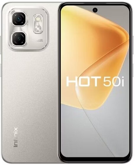 Infinix Hot 50i 4/256Gb Titanium Grey, Dual nano sim, RU Официальная гарантия.
