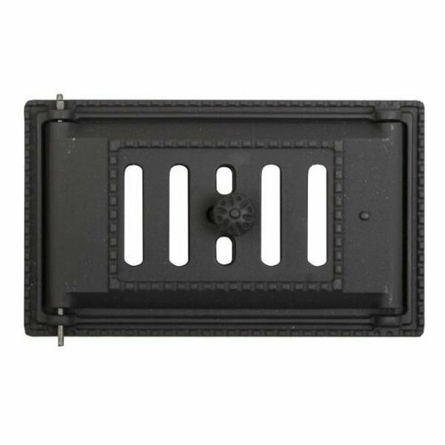 Дверка чугунная печи ДП-2А 310х180х97м поддувальная с шибером регулировки воздуха рубцовск