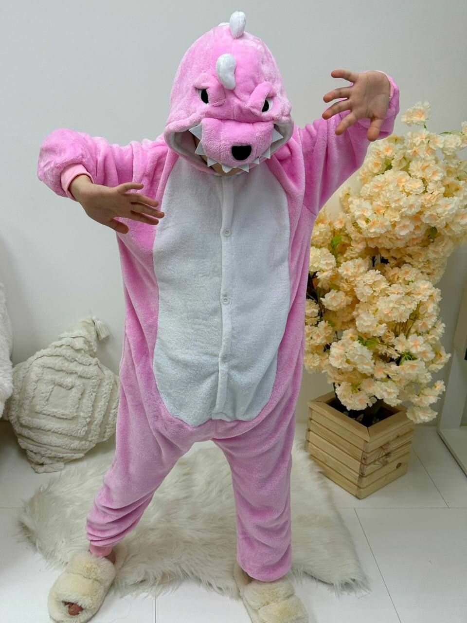 Кигуруми SABO textile размер 130 розовый