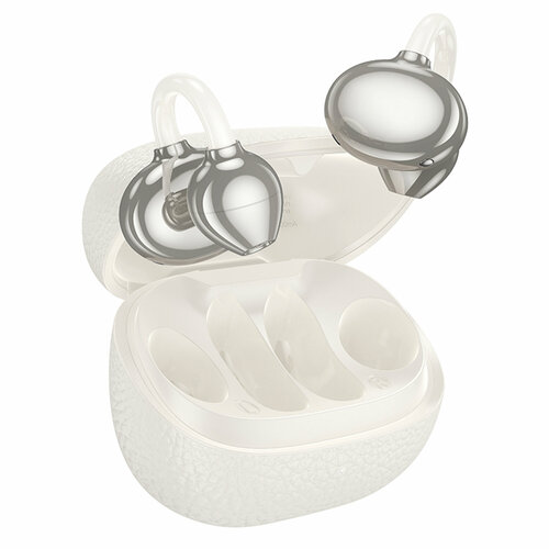 Беспроводные наушники EA5 Duke III HOCO TWS с заушинами молочный белый 2431₽