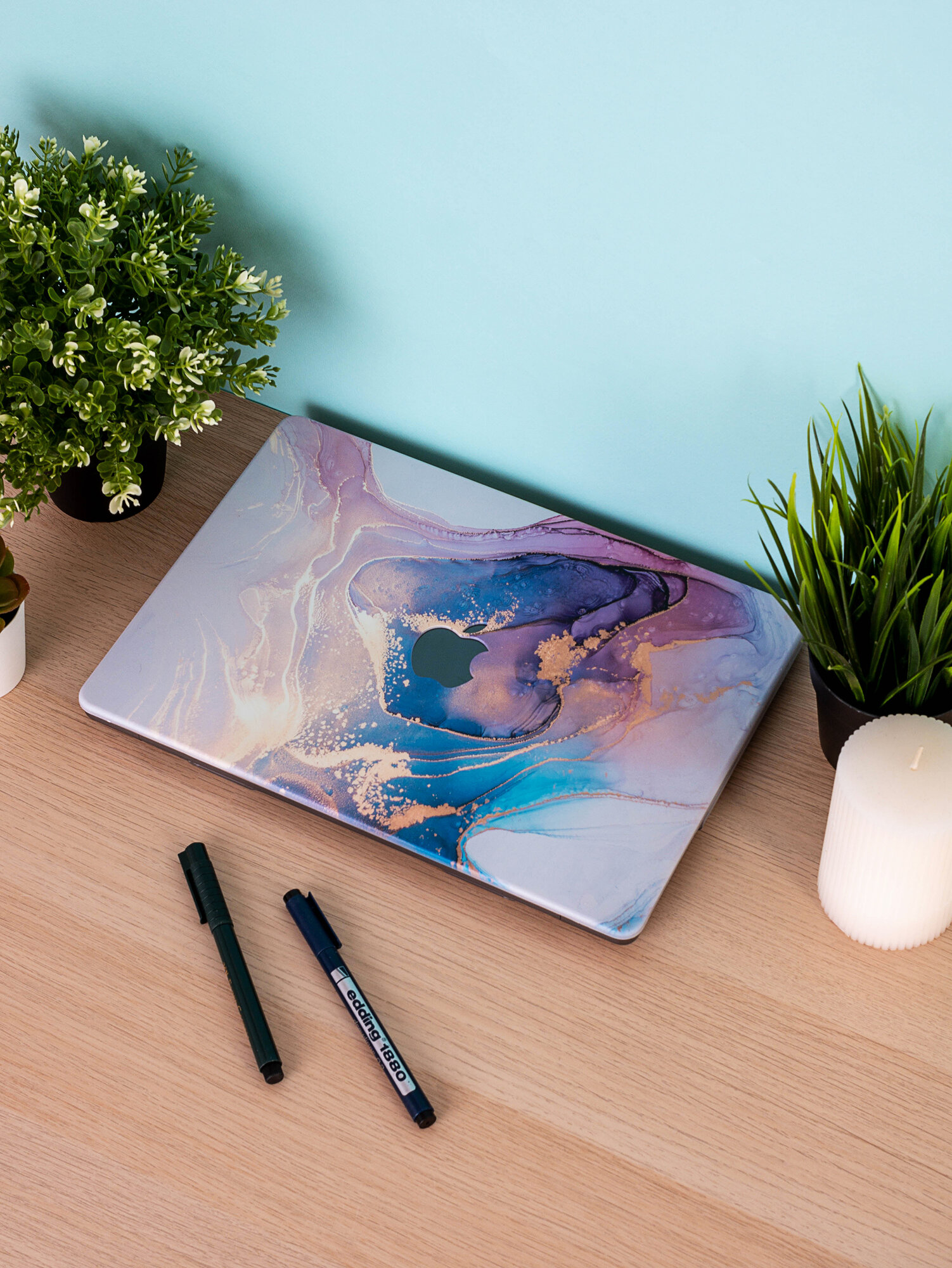 Чехол-накладка, для Apple MacBook Pro 14 , ударопрочный, пластик — фото 1