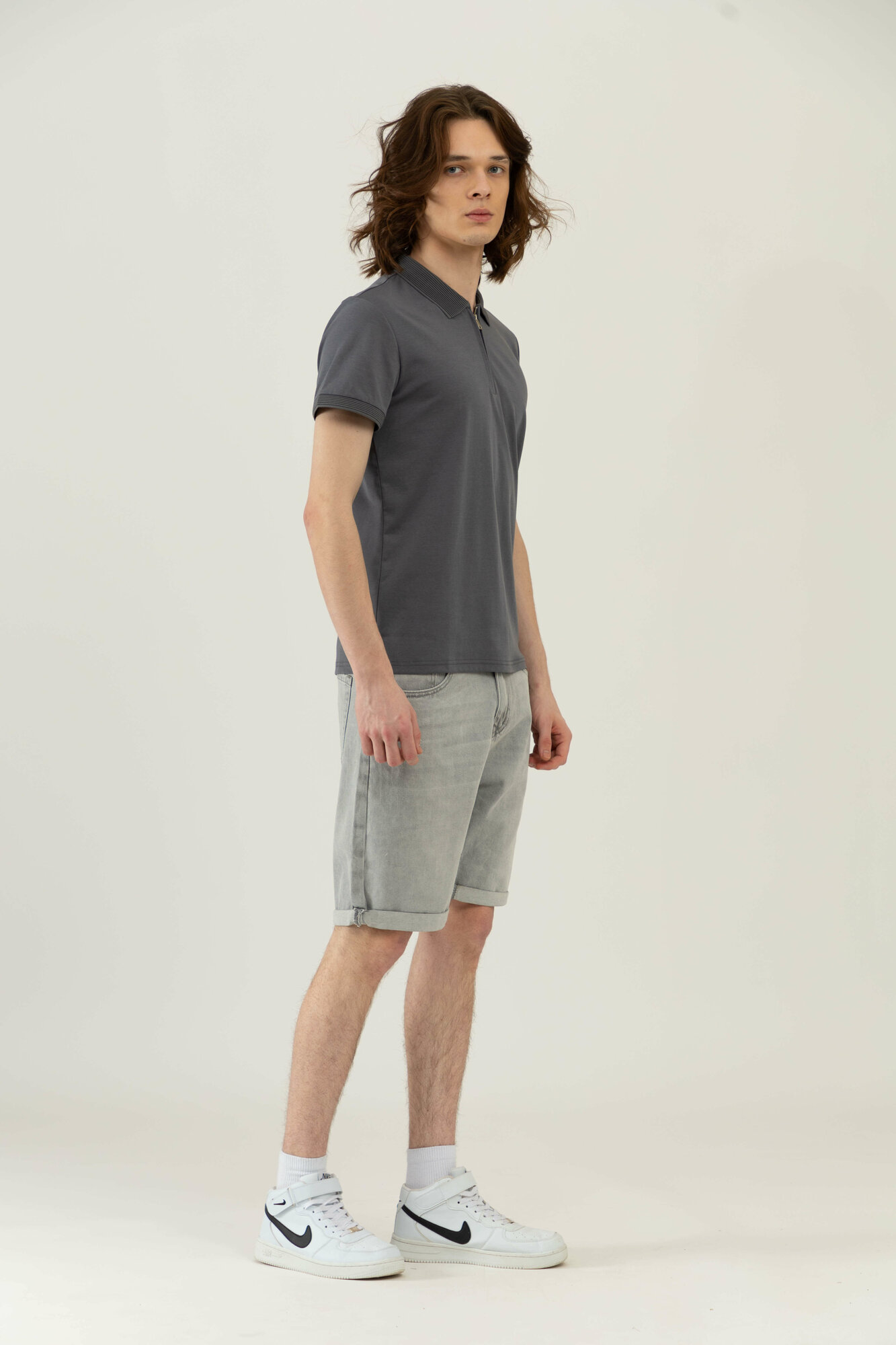 Поло спортивное TERRA PRO, размер S, dark grey — фото 1