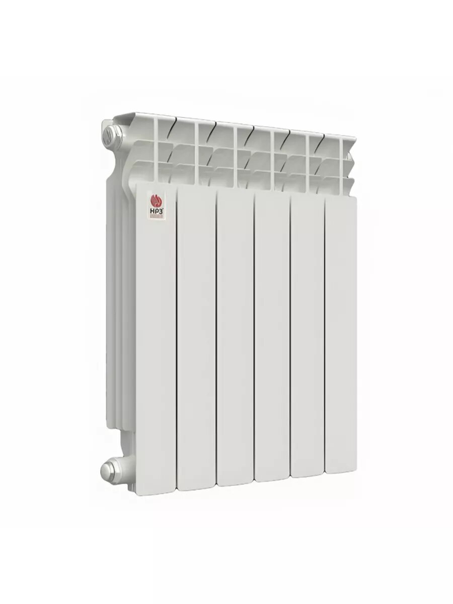 Радиатор алюминиевый НРЗ Люкс секционный боковое подключение 4 секции