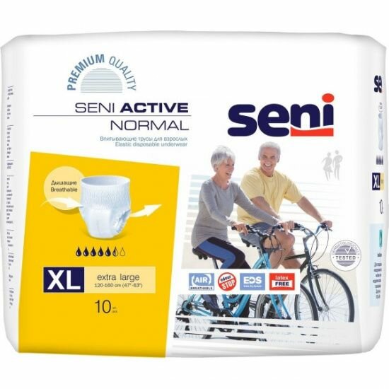 Сени. Трусы впитывающие Seni Active Normal "XL" №10