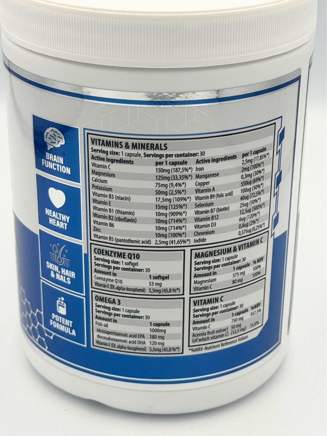 Yava Labs, Multi Vitamin Pak, 30 таблеток суставов и связок для спортсменов — фото 1