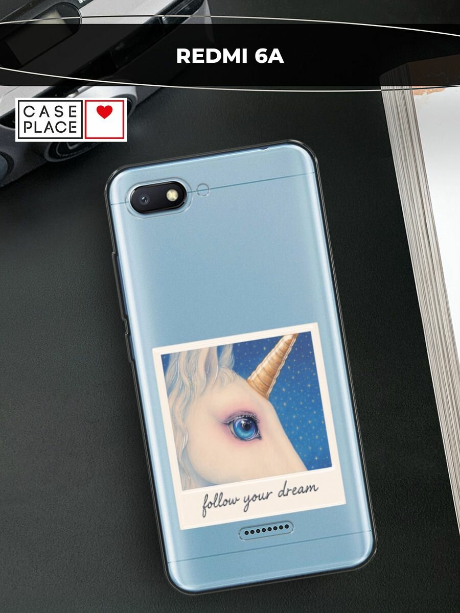Чехол на Xiaomi Redmi 6A / Сяоми Редми 6А с принтом "Глаз единорога"
