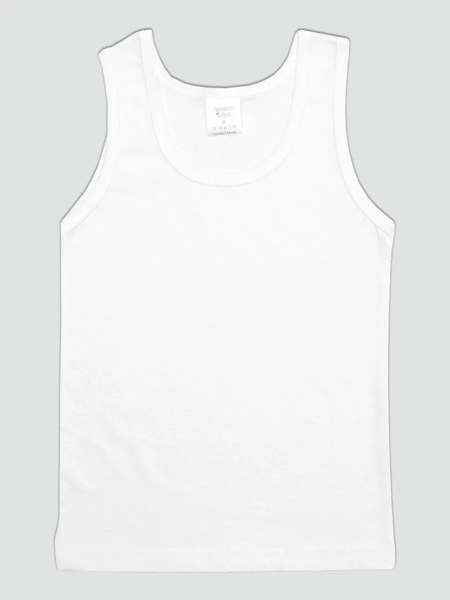 Майка спортивная  7-8, комплект из 2 шт., размер 7-8, 001 белый — фото 1