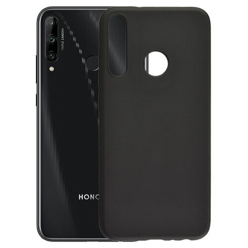 фото Матовый чехол mattecover для huawei honor 9c силиконовый черный