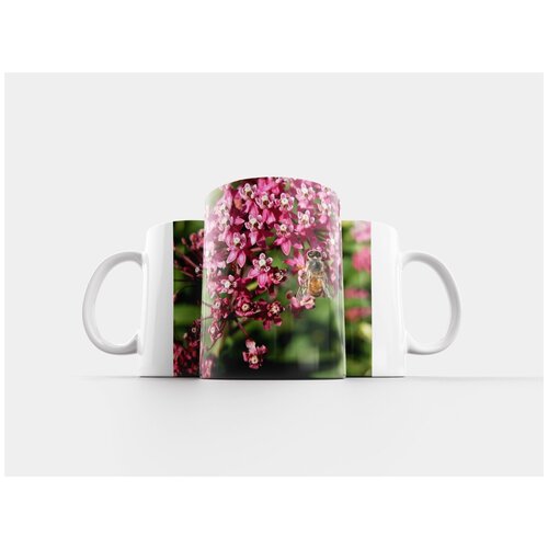 фото Кружка "болото милкуид, красный молочая, пчела" 320 мл lotsprints