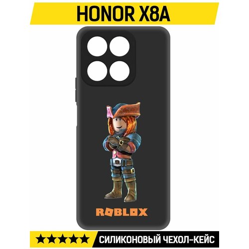 Чехол-накладка Krutoff Soft Case Roblox-Эзебель для Honor X8a черный чехол накладка krutoff soft case roblox эзебель для honor x7 черный