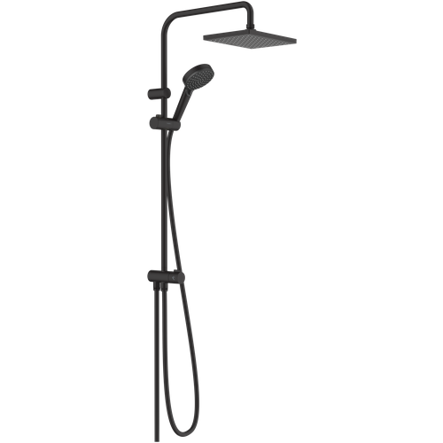 душевая стойка hansgrohe crometta s 240 1jet showerpipe ecosmart 27269000 9 л Душевая стойка Hansgrohe Vernis Shape 26289670 Showerpipe 230 1jet Reno EcoSmart черный