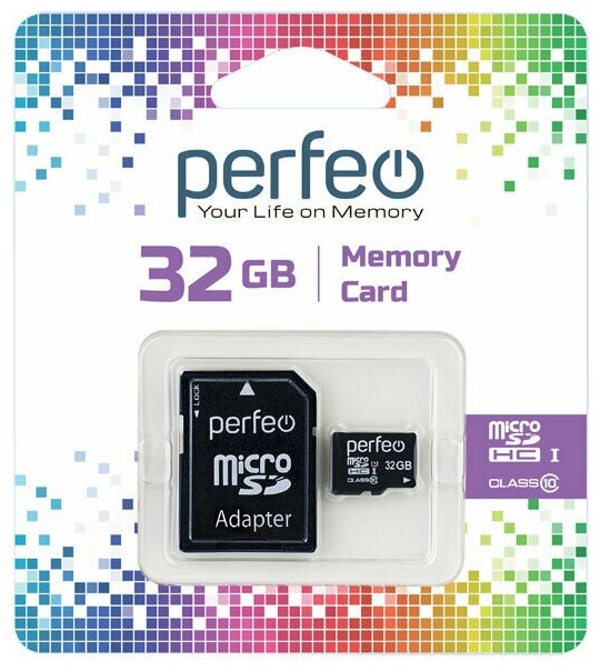 Карта памяти Perfeo microSD 32GB High-Capacity (Class 10)