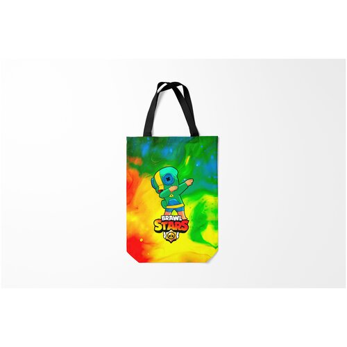 фото Сумка-шоппер / 31х42 см / геймерам / brawl stars leon dab burnettie