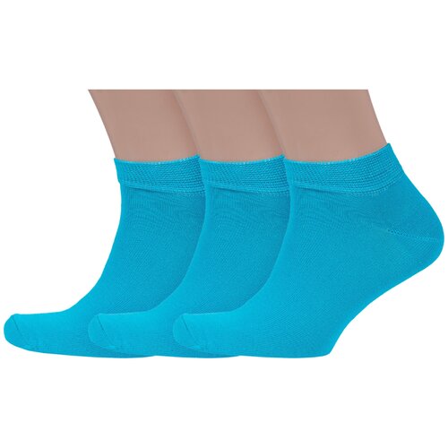 фото Мужские носки носкофф, 3 пары, размер 23-25, бирюзовый
