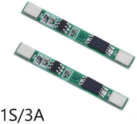 Плата зарядки BMS PCM для li-ion аккумуляторов 1S 3A (2шт)