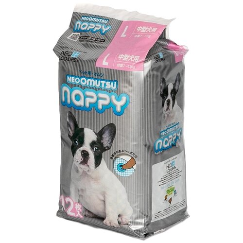 Neo Loo Life NEOOMUTSU Подгузники для домашних животных, размер L (7-12 кг.), 12 шт/уп