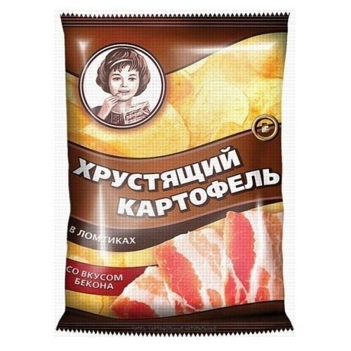 Чипсы Хрустящий Картофель Бекон, 40г по 30шт