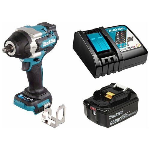 Гайковерт аккумуляторный 18В 700Нм - 12 Makita DTW700 Li-Ion 1x5Ач зу DTW700RT 4198000₽