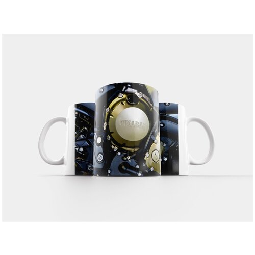 фото Кружка "ямаха, мотоцикл, двигатель" 320 мл lotsprints