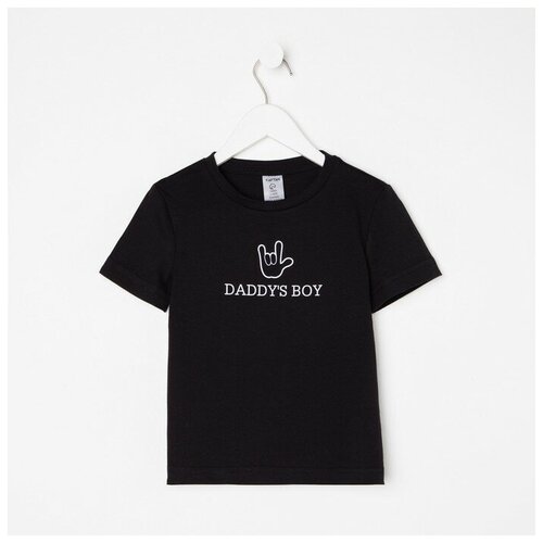 детская футболка coolpodarok 36 р р королева детского садика Футболка Kaftan, размер 134/140, черный