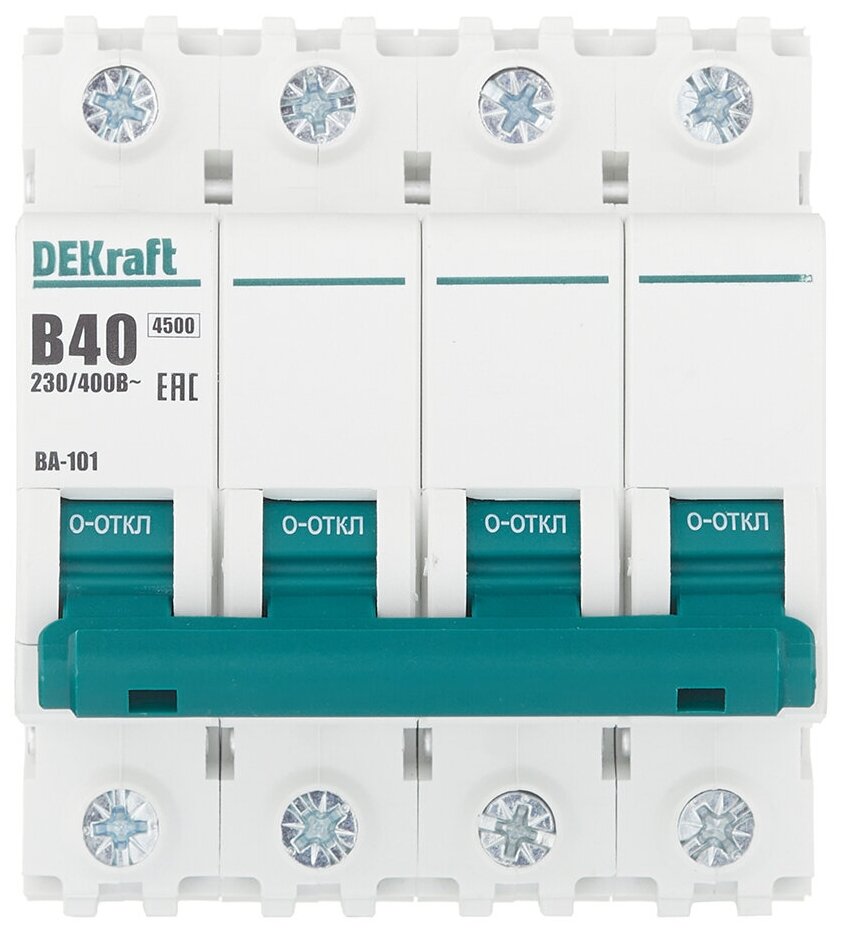   Dekraft BA-101 (11046DEK) 4 40   4,5  230-400   DIN-