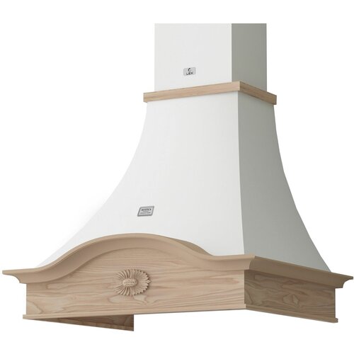 Купольная вытяжка LEX MILANO 900 цвет корпуса white цвет окантовкипанели дерево 4234000₽