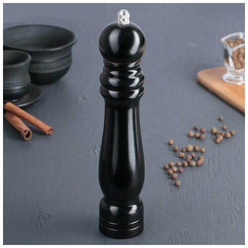 Мельница для специй ручная перцемолка перечница 21 см черный 291₽