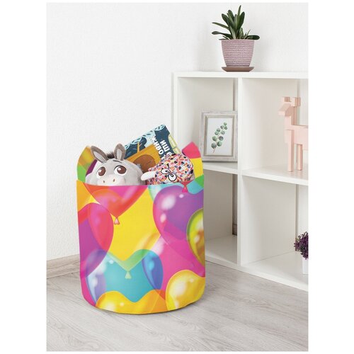 Корзина для игрушек JoyArty Сердечное ограждение 35x35 см