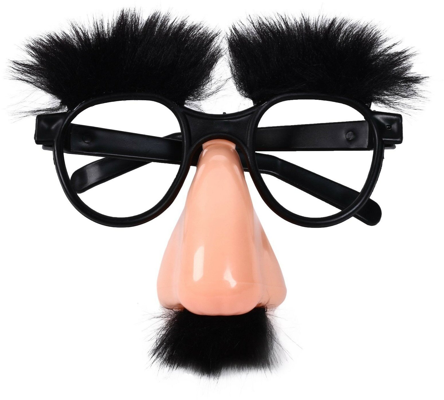 Очки-маска карнавальные, брови, большой нос, 17 × 4 × 19 см, микс