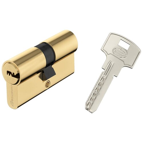Цилиндр Standers TTBL1-3030, 30x30 мм, ключ/ключ, цвет латунь цилиндр standers ключ ключ 30х60 бронза tt cab3060ab
