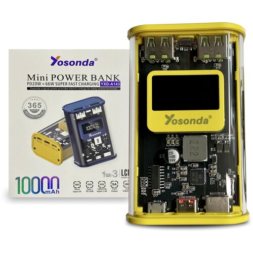 Повербанк Yosonda power bank 10000 mAh YXD-A143 244500₽