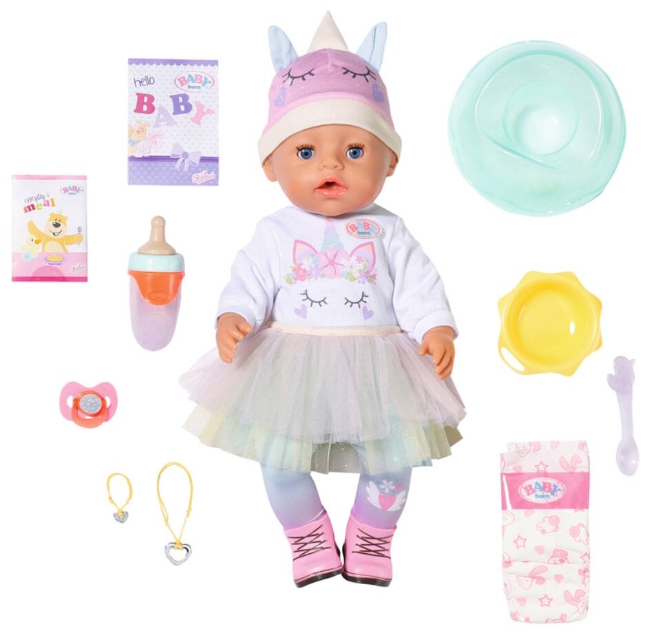 Интерактивная кукла Zapf Creation Baby Born Magic Unicorn girl, 43см, 831540
