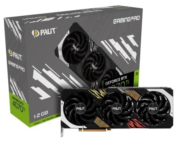 Видеокарта Palit GeForce RTX 4070 Ti GAMINGPRO 12G