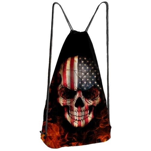 фото Сумка, рюкзак для сменной обуви fireburn американский флаг drabs