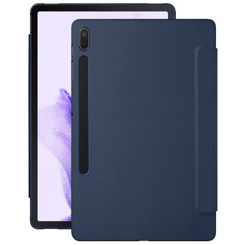 Чехол-подставка Wallet Onzo для Samsung Galaxy Tab S7 FE/S7+, синий, Deppa 84094