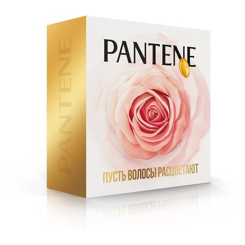 Купить Подарочный набор PANTENE Pro-V Miracles Rose Water / Шампунь Объем от корней 300мл + Маска для волос Длинные и густые 160мл c Розовой Водой и Биотином