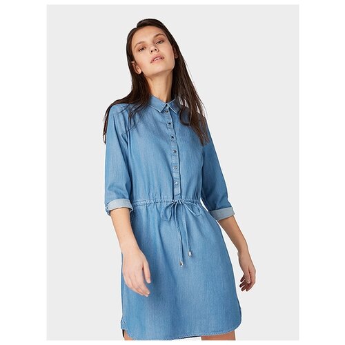 Платье TOM TAILOR 1008148-10152 женское, цвет голубой, размер XS