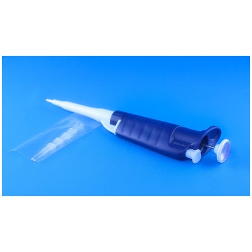 Дозатор (пипетка механическая) 1-кан перем объема, 1-5 мл
