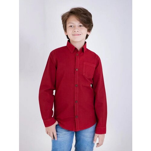 Рубашка Bonito, размер 104, красный