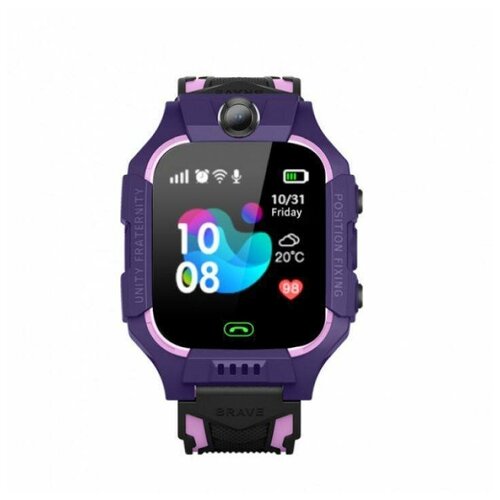 Умные часы для детей Z6/Smart Baby Watch Z6 Фиолетовые