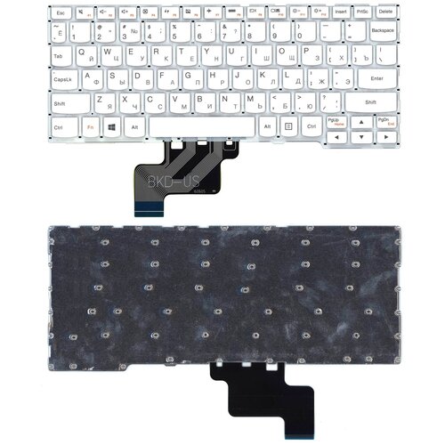 Клавиатура для ноутбука Lenovo Yoga 3 11 300-11IBR 300-11IBY 700-11ISK белая 1230₽
